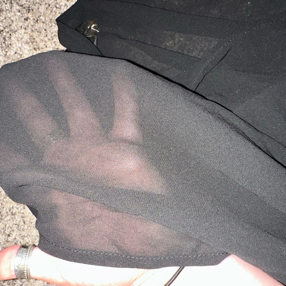 Merona Sheer black bathing suit cover up - womenβs Size Medium M - New With Tags - Picture 3 of 7